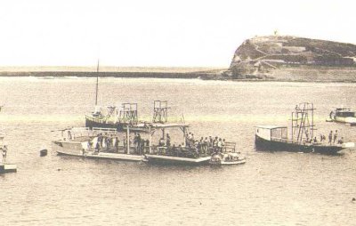 bateaux et radeaux a  saint-jean-de-luz